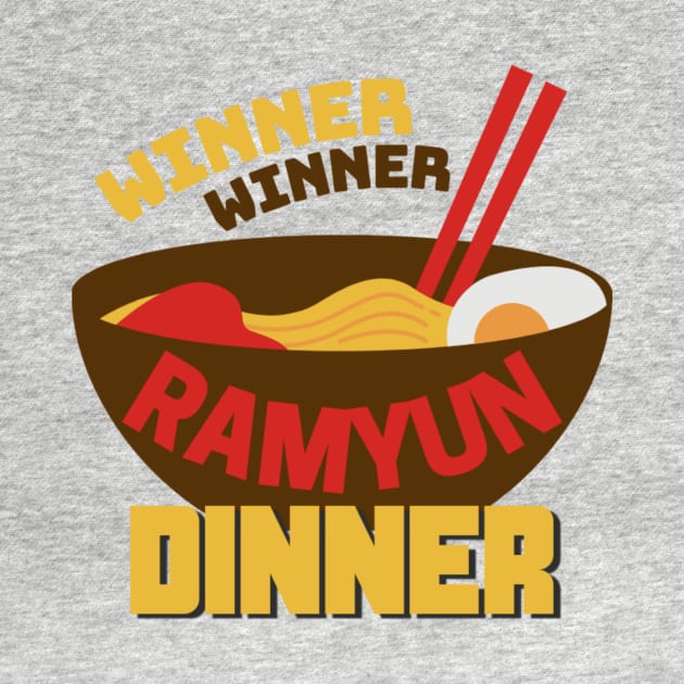 winner winner ramyun dinner by Iris cart